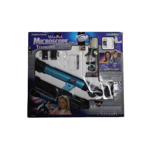 Value-Pack Tele-Science Microscope & Telescope with Accessories 35 PCS
